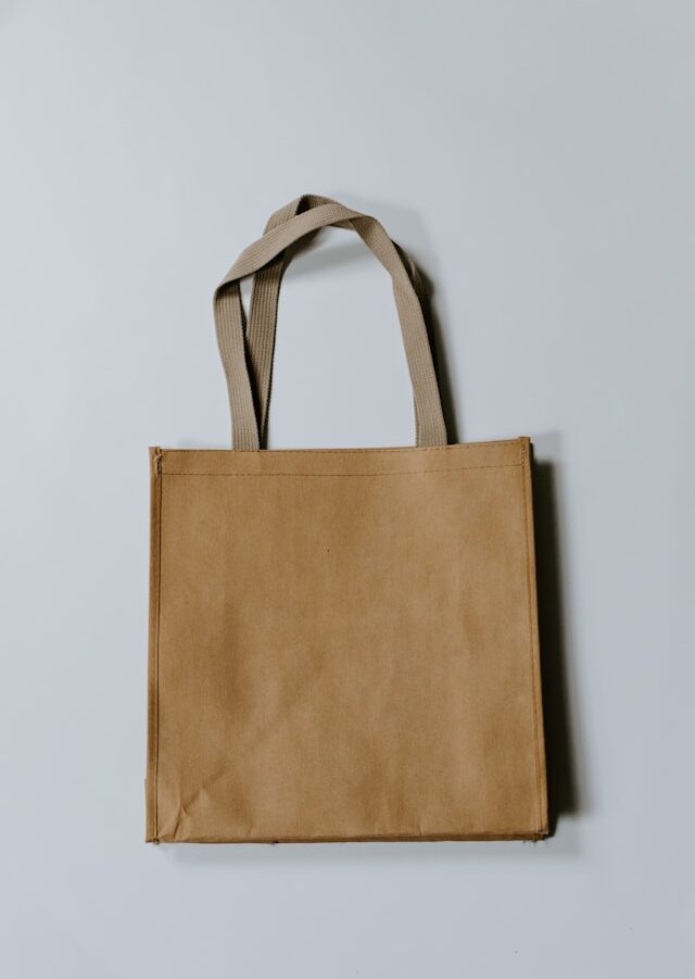 BROWN TOTE BAG